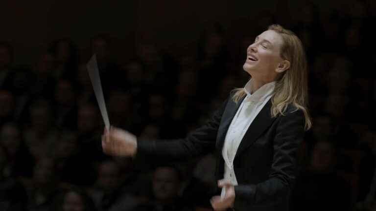 Cate Blanchett as conductor obsessed with her profession, goes from genius to schizophrenia