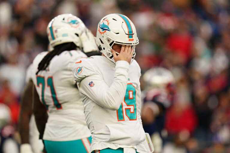 Dolphins 21 – Patriots 23 |  Dolphins swim in troubled waters