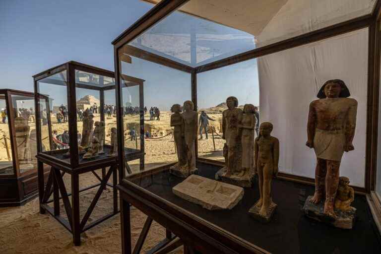 Egypt reveals four new pharaonic tombs and a mummy