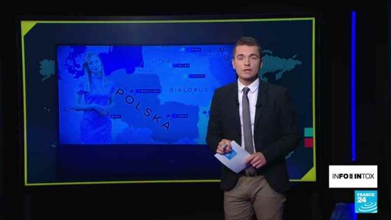 Fake weather map serves as fake news against Poland