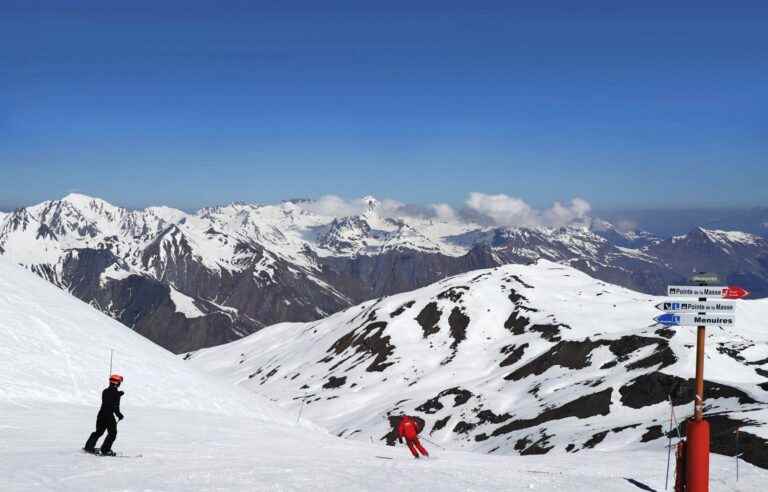 In the Alps, Les Menuires, gateway to the 3 Valleys