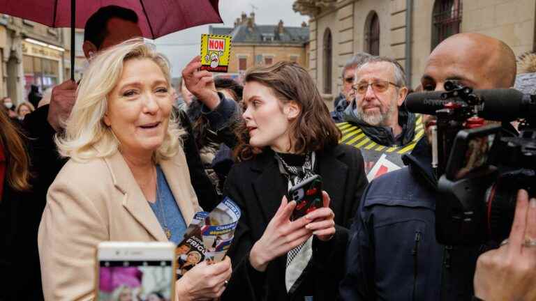 “It’s a real scam, an injustice”, Marine Le Pen on the offensive on the move in the Marne