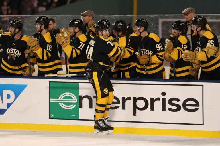 Jake DeBrusk powers the Bruins with a double at Fenway Park