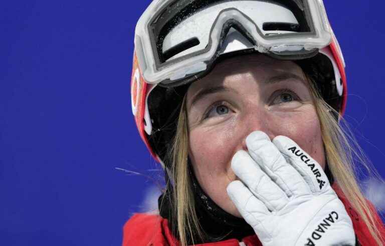 Justine Dufour-Lapointe at the Freeride World Tour at the end of January