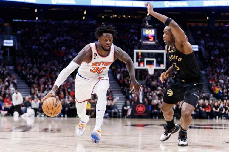 Knicks 112 – Raptors 108 |  The Raptors defeated by the Knicks at the very end of the game