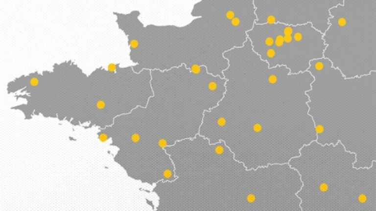 MENU.  Find the 68 places where La Poste is experimenting with the abolition of the daily round of postmen