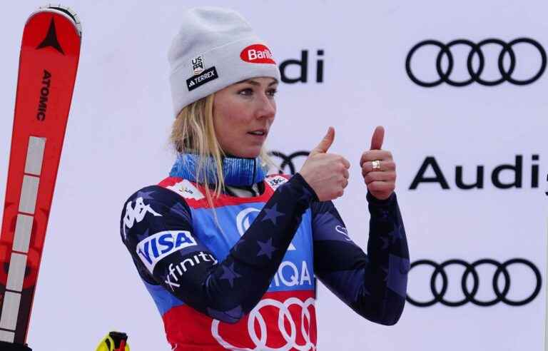 Mikaela Shiffrin beaten in a slalom in the Czech Republic, where St-Germain finishes seventh