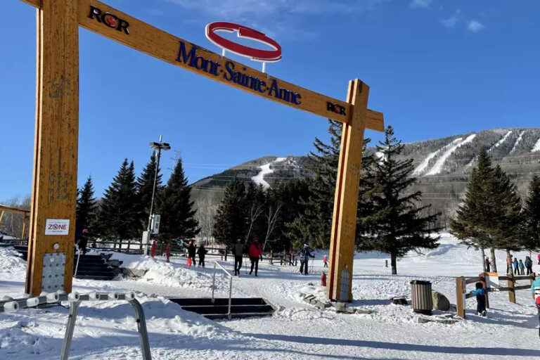 No monster enthusiasm at the opening of Mont-Sainte-Anne