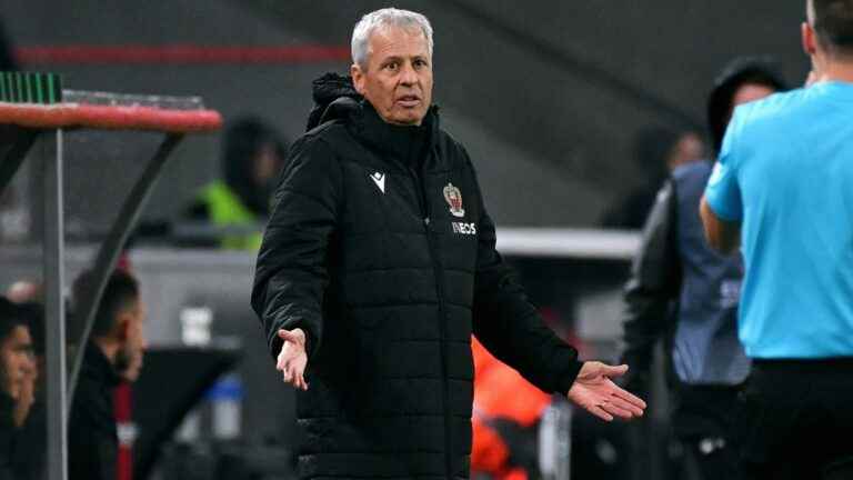 OGC Nice coach Lucien Favre dismissed