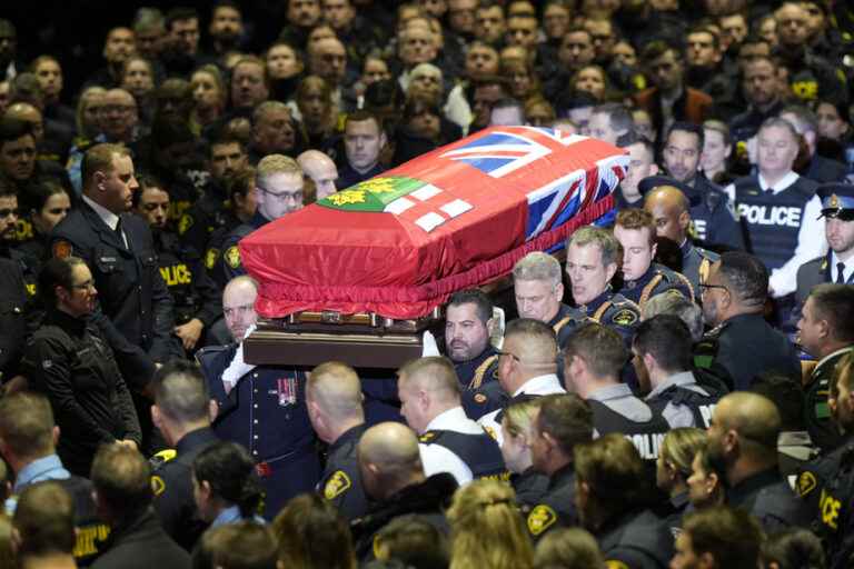 Ontario |  Funeral of the OPP officer killed on December 27