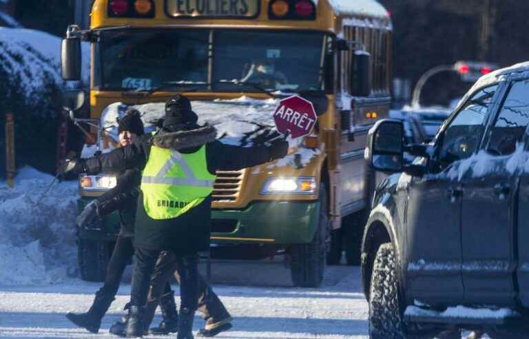 Parents demonstrate this morning for increased safety near schools