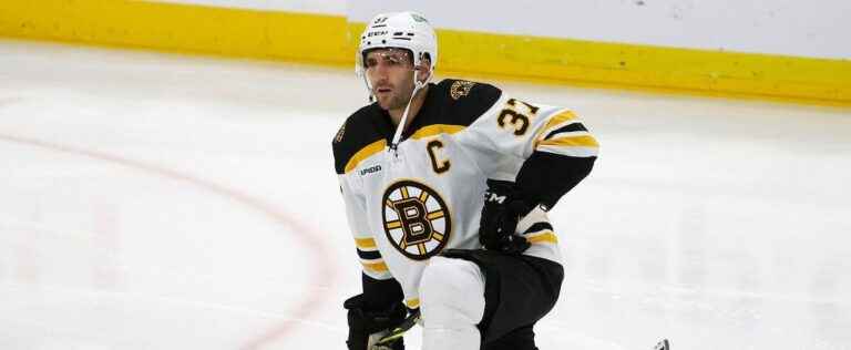 Patrice Bergeron climbs among the legends of the Bruins