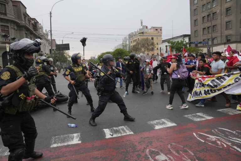 Political crisis in Peru |  One dead in clashes on the eve of a large rally