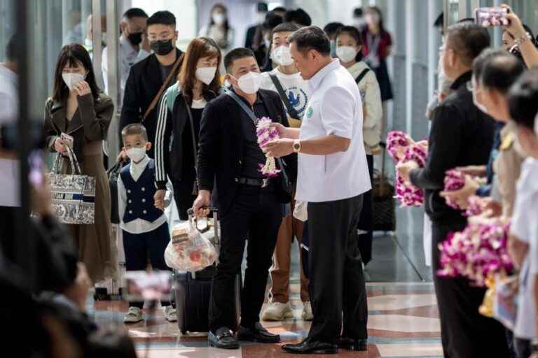 Return of Chinese tourists to Thailand