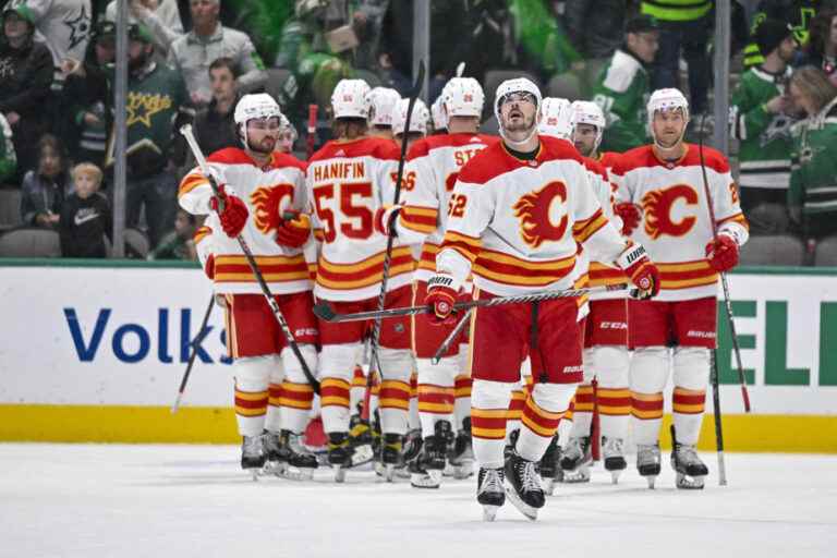 Saturday in the NHL |  Flames score four second-period goals to beat Stars