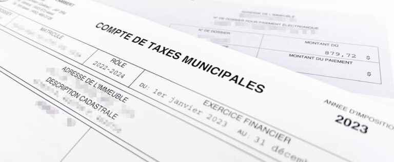 Significant municipal tax increases throughout Quebec