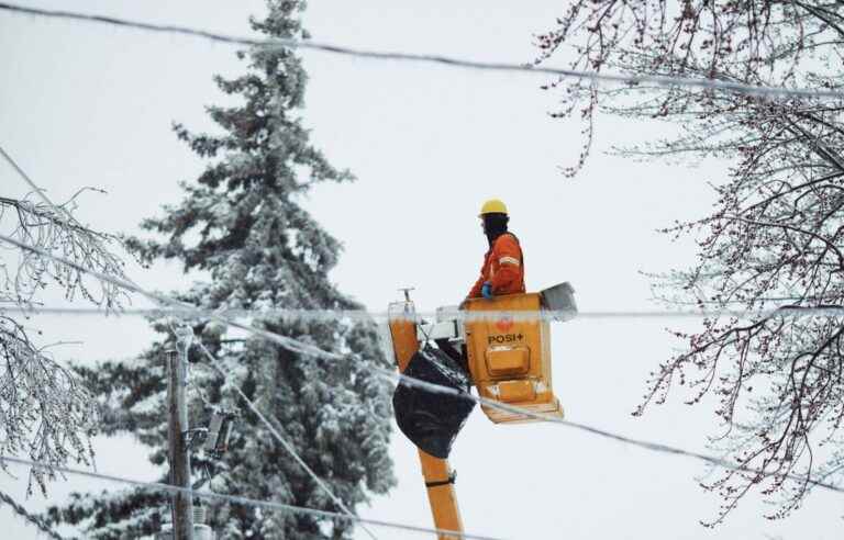 Sleet and blackouts on the menu at the start of the year