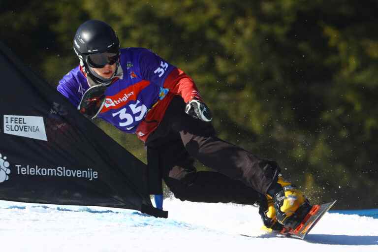 Snowboard World Championships |  Arnaud Gaudet wins bronze at Bakouriani