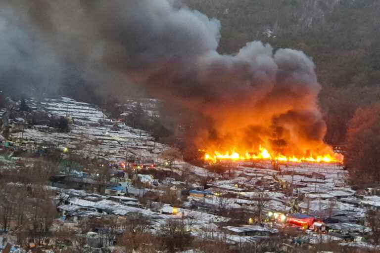 South Korea |  Fire in a Seoul slum, 500 people evacuated