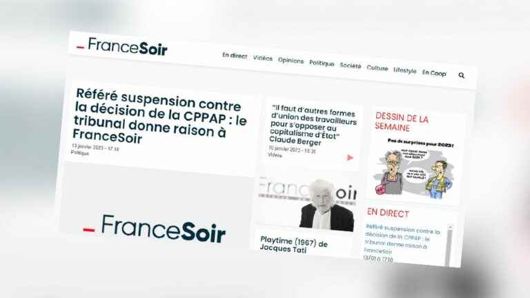 The FranceSoir site, accused of conveying conspiracy theses, recovers its status as an online press service