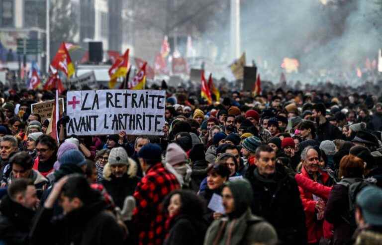 The French in the streets by the hundreds of thousands against the pension reform