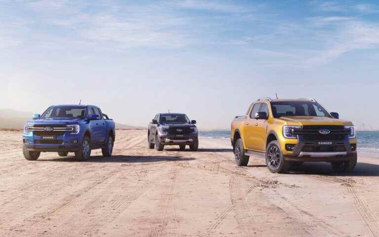 The new Ford Ranger for North America in production this summer