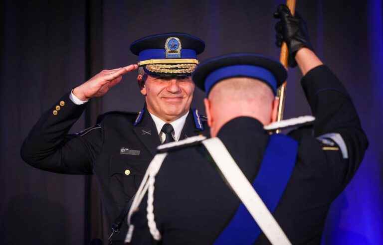 The new head of the SPVM, Fady Dagher, was sworn in