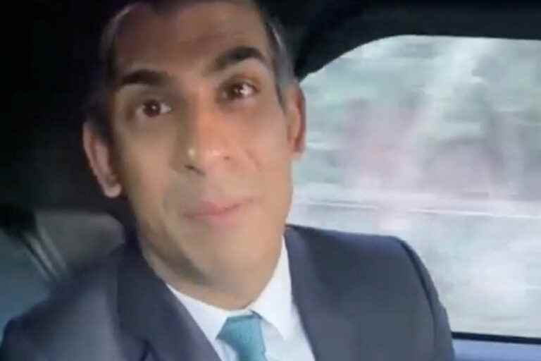 United Kingdom |  Rishi Sunak spotted in car without seatbelt