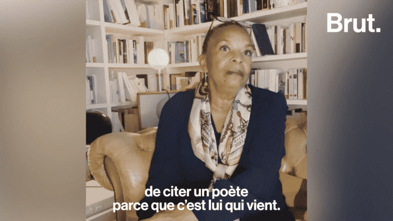 VIDEO.  Christiane Taubira tells Brut about her passion for poetry