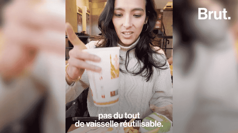 VIDEO.  Have fast food restaurants in France already switched to reusable tableware?