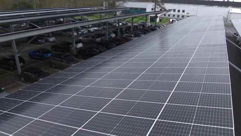 car parks soon to be covered by photovoltaic panels