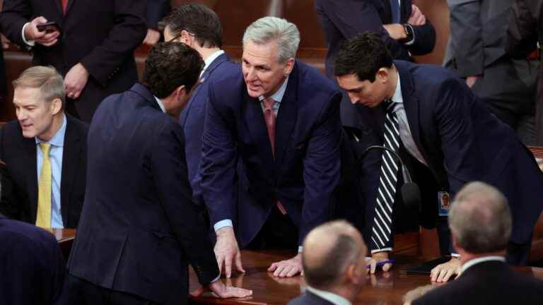 divided, Republicans fail to elect the speaker of the House of Representatives in the first round