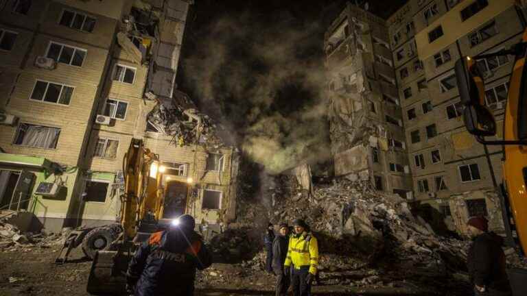 the bombardment in Dnipro left at least 35 dead, announce the authorities