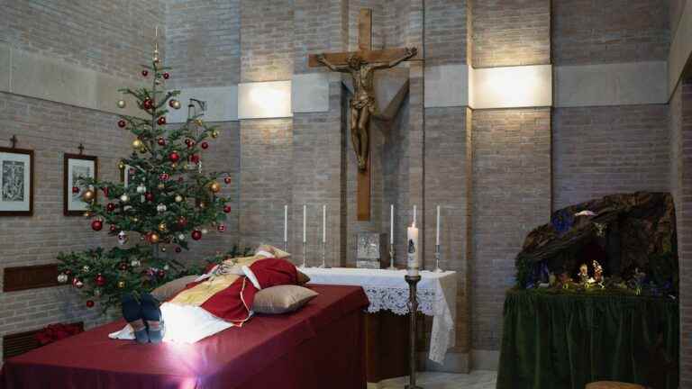 the body of the pope emeritus exposed to the faithful in St. Peter’s Basilica in Rome for three days