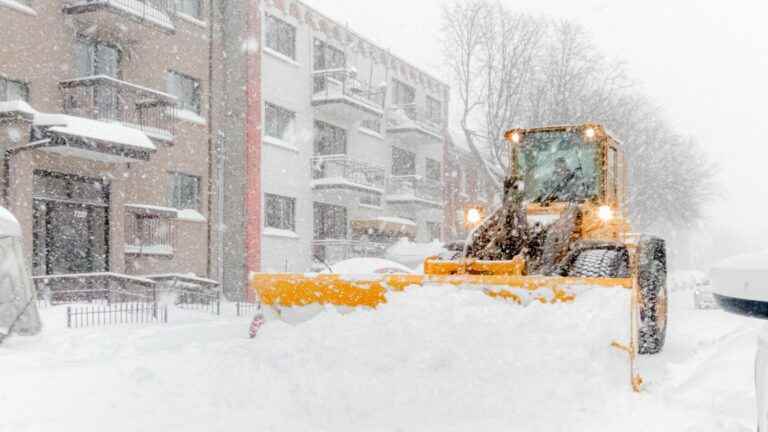 the challenge of snow removal in the city of Montreal