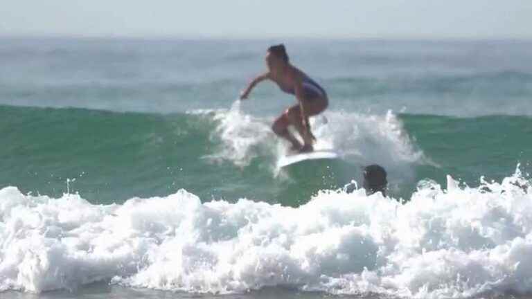 the wave of surf breaks over the country