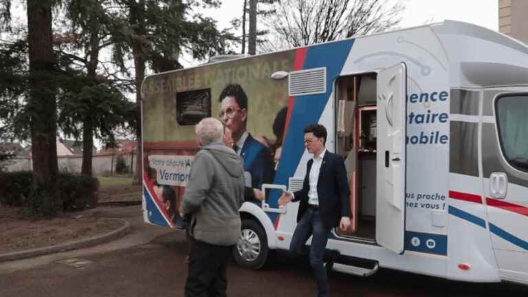 when MPs travel around their constituencies in motorhomes