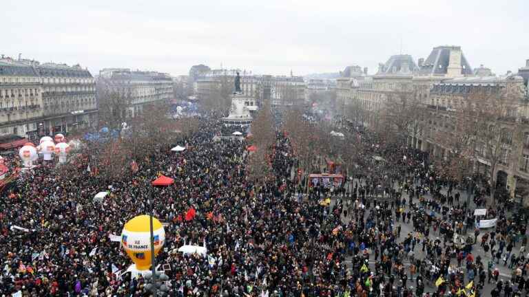 why do major demonstrations always take place between the Republic and the Nation in Paris?