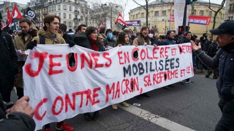 youth organizations, supported by La France insoumise, will parade in Paris