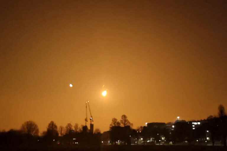 A small meteorite flew over Europe