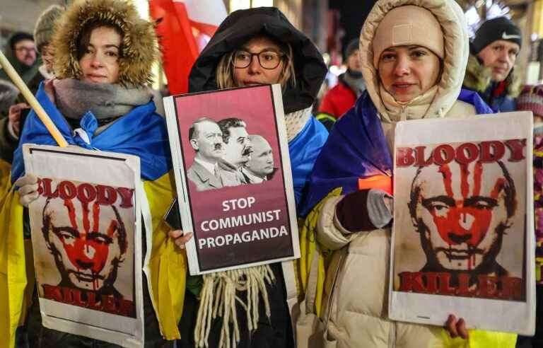 A vigil in Montreal to mark 365 days of resistance by Ukraine