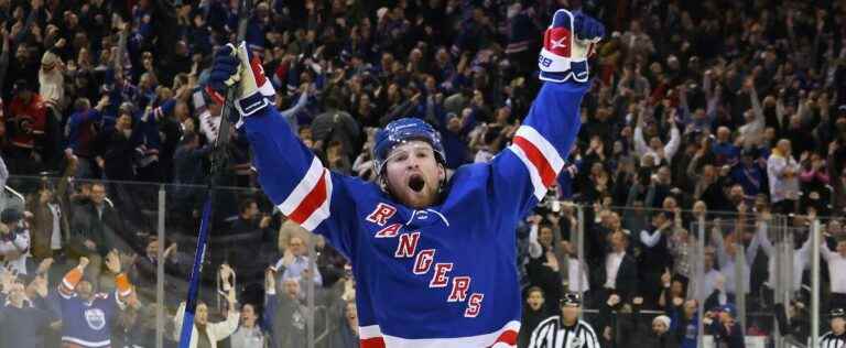 Alexis Lafrenière helps Rangers win again