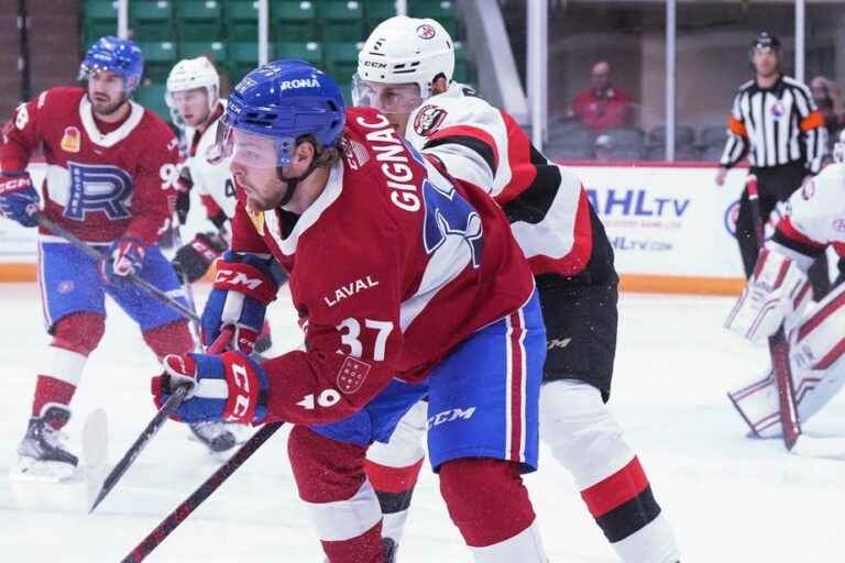 American League |  The Laval Rocket loses 5-3 against the Belleville Senators