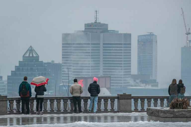 An abnormally hot month of January in Quebec