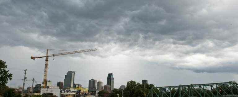 Clouds over Quebec on Sunday