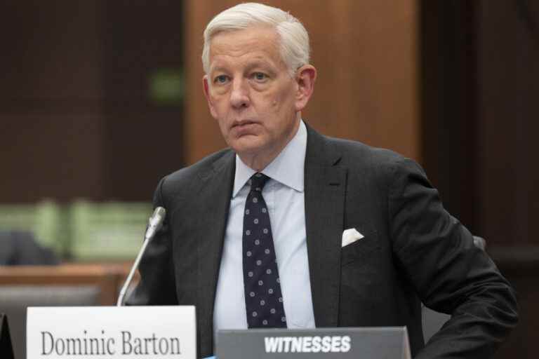 Contracts awarded to McKinsey |  “I am not a personal friend of Justin Trudeau”, says Dominic Barton