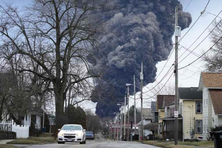 Derailment of a train in Ohio |  The railway company will have to pay for the depollution, Washington slice