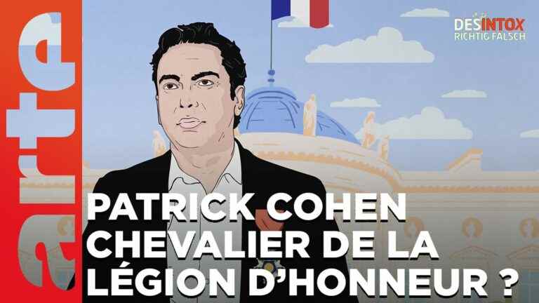 Detox.  No, Patrick Cohen will not be a Knight of the Legion of Honor.