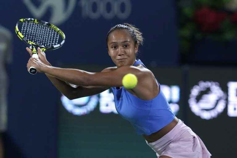 Dubai Championships |  Leylah Fernandez victorious in her first match