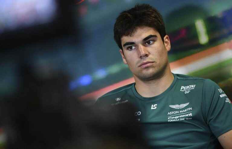 F1 driver Lance Stroll is involved in a bicycle accident